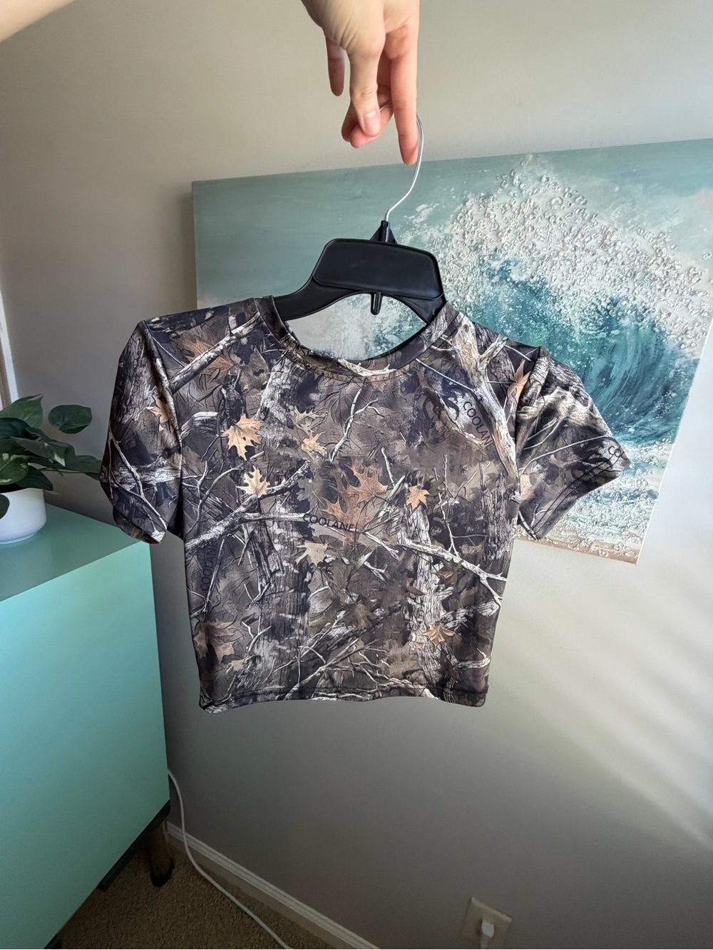 Camo Crop Top